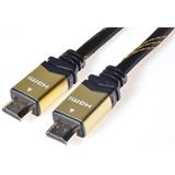 PremiumCord HDMI 2.0b High Speed + Ethernet kabel HQ, zlacené konektory, 1m