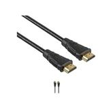 PremiumCord HDMI High Speed + Ethernet kabel, zlacené konektory, 1,5m