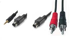 PremiumCord Kabel S-Video+3,5Jack-S-Video+2xCINCH 2m