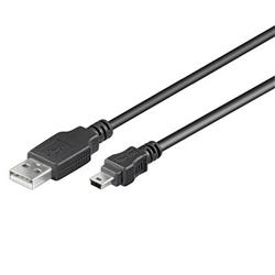 PremiumCord Kabel USB 2.0, A-B mini, 5pinů, 1m