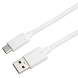 PremiumCord kabel USB-C - USB 3.0 A (USB 3.2 generation 2, 3A, 10Gbit/s) 1m bílá