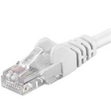 PremiumCord Patch kabel Cat5E UTP, délka 10m, bílá