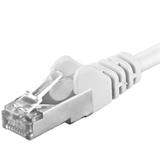 PremiumCord Patch kabel Cat6a S-FTP, AWG 26/7, délka 5m, bílá