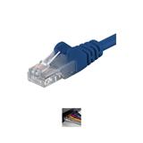 PremiumCord Patch kabel UTP RJ45-RJ45 CAT6 2m modrá
