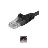 PremiumCord Patch kabel UTP RJ45-RJ45 level 5e 0.5m černá