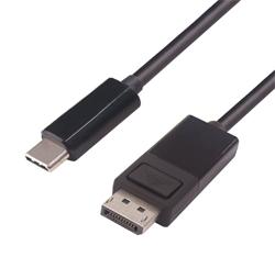 PremiumCord Převodník kabel 2m USB-C na DisplayPort, rozlišení 4K*2K@30Hz