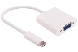 PremiumCord Převodník USB-C na VGA , rozlišení FULL HD 1080p