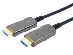 PremiumCord Ultra High Speed HDMI 2.1 optický fiber kabel 8K@60Hz,zlacené 15m