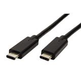 PremiumCord USB-C kabel ( USB 3.1 generation 2, 3A, 10Gbit/s ) černý, 2m