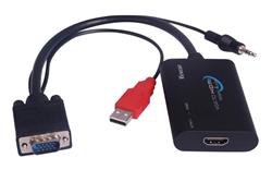 PremiumCord VGA+audio elektronický konvertor na rozhraní HDMI