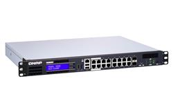 QNAP 1G switch QGD-1600P-4G: 16x 1G port RJ-45 PoE (14x RJ-45 a 2x kombinované SFP+ / RJ-45)