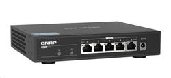 QNAP 2,5GbE switch QSW-1105-5T (5x 2,5GbE port, pasivní chlazení, podpora 100M/ 1G/ 2,5G)