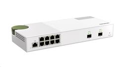 QNAP managovatelný switch QSW-M2108-2S (8x 2,5GbE RJ45 a 2x 10GbE SFP+)