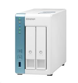QNAP TS-231P3-2G (1,7GHz / 2GB RAM (až 8GB RAM) / 2x SATA / 1x GbE / 1x 2,5GbE / 3x USB 3.2)
