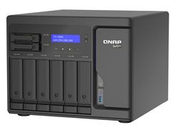 QNAP TS-h886-D1622-16G, Tower, 8-bay NAS, QuTS hero, Intel Xeon D-1522 QC 2.6 GHz, 16GB, 4x 2,5GbE RJ45