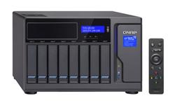 QNAP TVS-882BR-i5-16G, Tower, 8-bay NAS, Intel i5-7500 3.4 GHz QC, 16GB, 4 GigaLan, 10G-ready