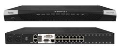 Raritan Enterprise IP KVM switch 16-port, 4 remote users, 1 local user, virtual media, dual power