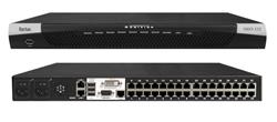 Raritan Enterprise IP KVM switch 32-port, 1 remote user, 1 local user, virtual media, dual power