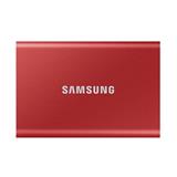 Samsung externí SSD 1TB T7 USB 3.1 Gen2 (prenosová rychlost až 1050MB/s) červená