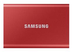 Samsung externí SSD 2TB T7 USB 3.2 Gen2 (prenosová rychlost až 1050MB/s) červená