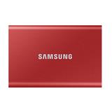 Samsung externí SSD 500GB T7 USB 3.2 Gen2 (prenosová rychlost až 1050MB/s) červený