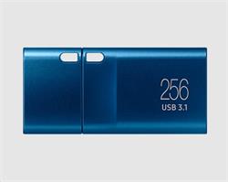 Samsung flash disk 256GB USB-C 3.1 (přenosová rychlost až 400MB/s) modrý