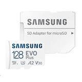 Samsung paměťová karta 128GB EVO Plus micro SDXC + SD adaptér