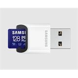 Samsung paměťová karta 128GB PRO Plus micro SDHC (č/z až 160/120MB/s) + USB adaptér