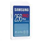 Samsung paměťová karta 256GB PRO Plus SDXC CL10 U3 V30 (č/z: až 180/až 130MB/s)