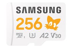 Samsung paměťová karta 256GB PRO Plus Sonic the Hedgedog micro SDXC U3 (č/z: až 180/až 130MB/s) + SD adaptér