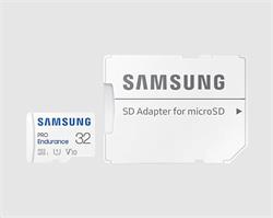 Samsung paměťová karta 32GB PRO Endurance micro SDXC (čtení až 130MB/s) + SD adaptér