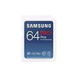 Samsung paměťová karta 64GB PRO Plus SDXC CL10, U3, V30 (č/z: až 100/90MB/s)