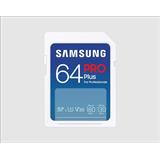 Samsung paměťová karta 64GB PRO PLUS SDXC CL10 U3 V30 (č/z: až 180/130MB/s)