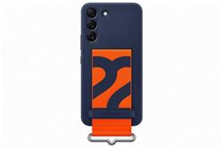 Samsung Silikonový kryt s poutkem pro Samsung Galaxy S22 - Navy Blue