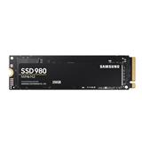 Samsung SSD 250GB 980 NVMe M.2 (ctení/zápis: 2900/1300MB/s)