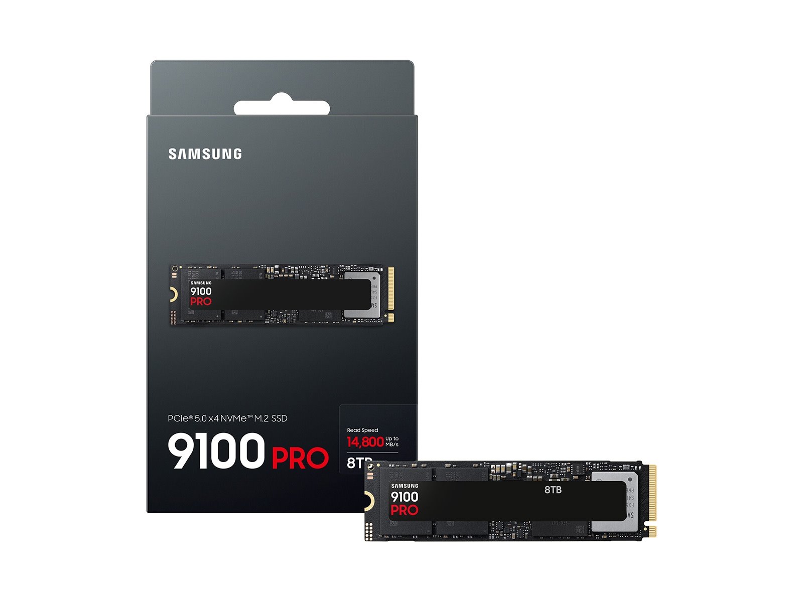 Samsung SSD 8TB 9100 PRO PCIe 5.0 NVMe M.2 (č/z: 14800/13400MB/s)