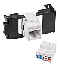 Schrack Keystone modul RJ45 nestíněný, Cat.5, samozářezový, SFA