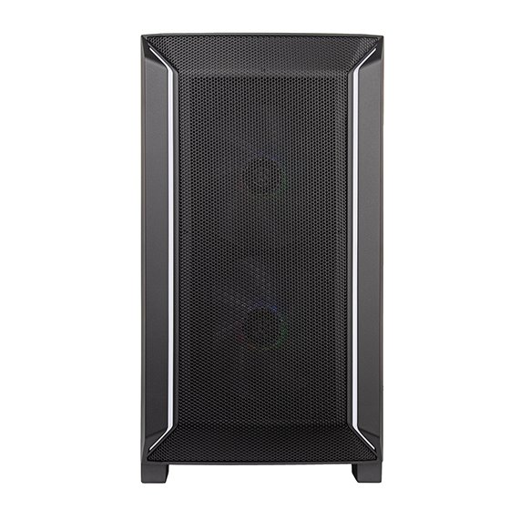 SilverStone FARA 312Z - Micro-ATX skříň, 2x RGB větráky v balení, podpora až 280mm radiátoru, tvrzené sklo, černý