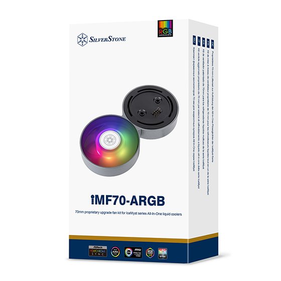 SilverStone IMF70-ARGB - 70mm přídavný ventilátor pro AIO série IceMyst