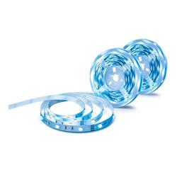 Smart Light Strip, Multicolor SPEC: 2.4 GHz Wi-Fi, 802.11b/g/n, two 16.4 ft/5m RGB LED light strips, 12V/1.5A power adap