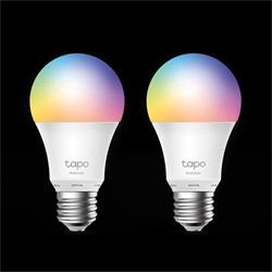 Smart Wi-Fi Light Bulb, Multicolor, 2-Pack SPEC: E27, 220–240 V, Brightness 806 lm, Max Operation Power 8.7W, 16M Multic