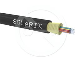 Solarix DROP1000 kabel 24vl 9/125 4,0mm LSOH Eca černý 500m SXKO-DROP-24-OS-LSOH
