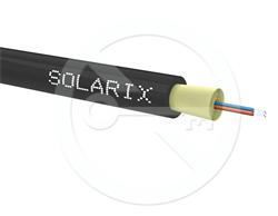 Solarix DROP1000 kabel 4vl 9/125, 3,6mm LSOH Eca černý 500m SXKO-DROP-4-OS-LSOH