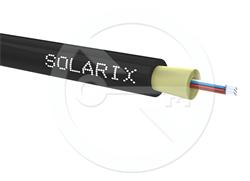 Solarix DROP1000 kabel 8vl 9/125, 3,7mm LSOH Eca černý SXKO-DROP-8-OS-LSOH