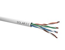 Solarix kabel licna CAT5E FTP PVC šedý 305m/box SXKL-5E-FTP-PVC-GY