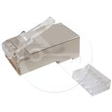 Solarix konektor RJ45 CAT6 STP 8p8c stíněný skládaný na licnu KRJ45/6SHD