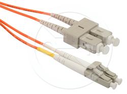 Solarix patch kabel 50/125 LCupc/SCupc MM OM2 2m duplex SXPC-LC/SC-UPC-OM2-2M-D