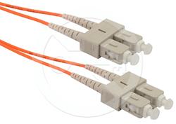 Solarix patch kabel 50/125 SCupc/SCupc MM OM2 1m duplex SXPC-SC/SC-UPC-OM2-1M-D