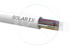 Solarix riser kabel 12vl 9/125 LSOH Eca bílý SXKO-RISER-12-OS-LSOH-WH