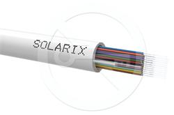 Solarix riser kabel 48vl 9/125 LSOH Eca bílý SXKO-RISER-48-OS-LSOH-WH